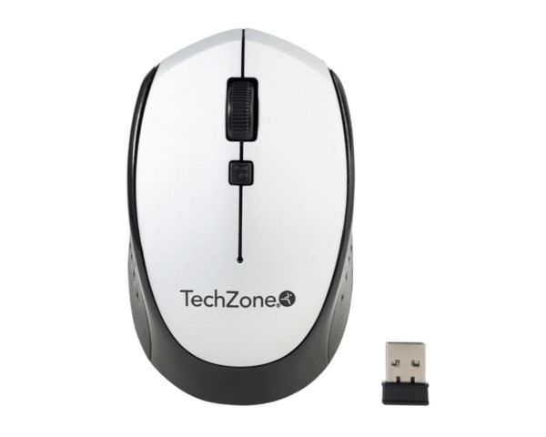 MOUSE TECHZON INALAMBRICO PLATA  Z19