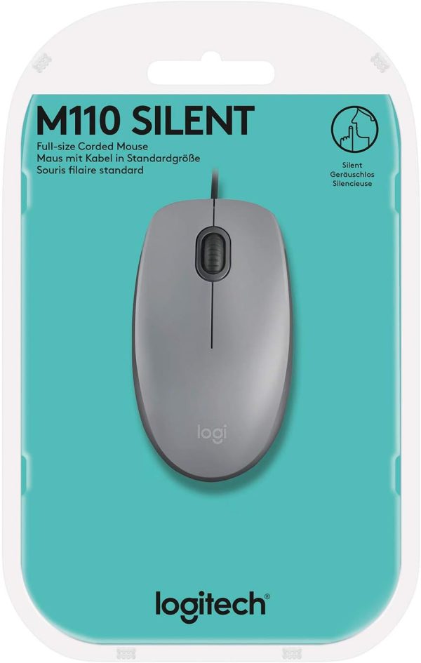 MOUSE LOGITECH M110 SILEN USB PC/MAC