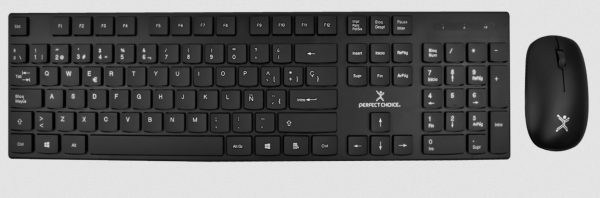 TECLADO+MOUSE INALAMBRICO PERFECTCHOICE