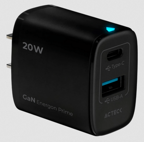 CARGADOR DE PARED USB Y C ACTECK CP420