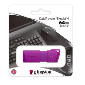 USB KINGSTON 64GB DTX EXODIA M MORADA