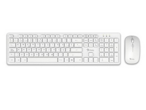 KIT TECLADO+MOUSE INALAMBRICO STYLOS BLA