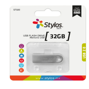 USB STYLOS STMUSB3B ST100 32GB PLATA
